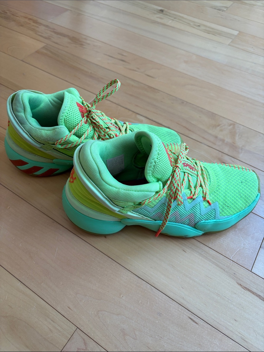 Adidas x Marvel D.O.N. Spidey Sense - Big Kid Size 5